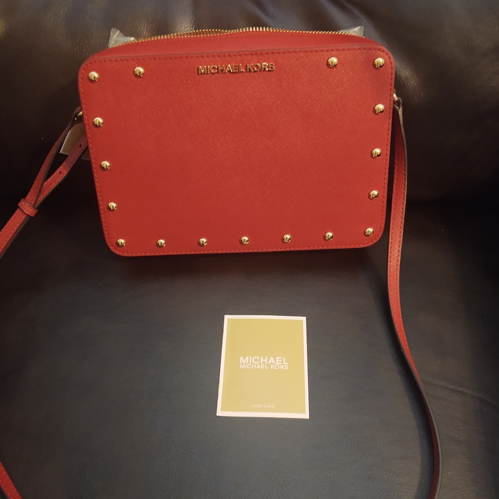 Michael Kors crossbody camera Sandrine Studded